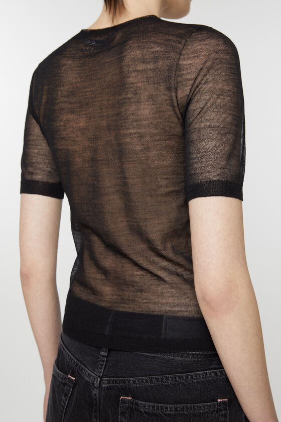 (image for) Generous Sheer knit t-shirt